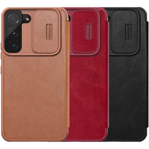 Kup Case Nillkin Qin Leather Pro Samsung Galaxy S22 schwarz - NLK522 - {ean13} - Sklep Home Screen