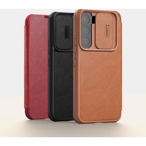 Kup Etui Nillkin Qin Leather Pro Samsung Galaxy S22 negru - NLK522 - {ean13} - Sklep Home Screen