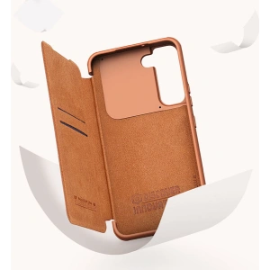 Kup Etui Nillkin Qin Leather Pro Samsung Galaxy S22 negru - NLK522 - {ean13} - Sklep Home Screen