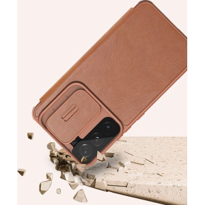 Kup Etui Nillkin Qin Leather Pro Samsung Galaxy S22 negru - NLK522 - {ean13} - Sklep Home Screen