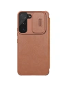 Kup Etui Nillkin Qin Leather Pro Samsung Galaxy S22 hnědá - NLK523 - {ean13} - Sklep Home Screen
