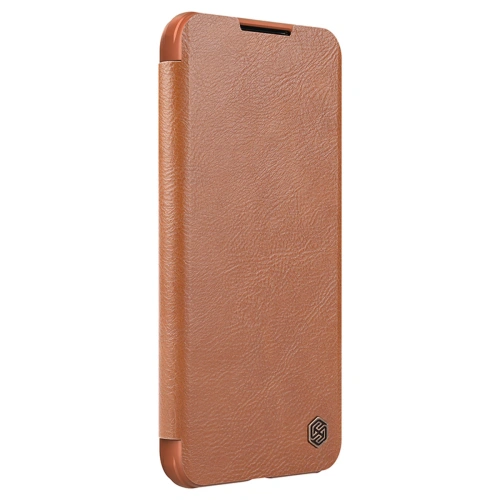Kup Etui Nillkin Qin Leather Pro Samsung Galaxy S22 hnědá - NLK523 - {ean13} - Sklep Home Screen