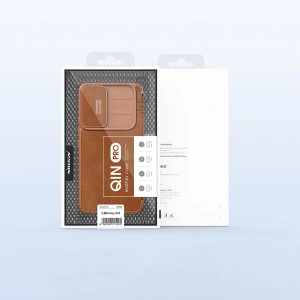 Kup Case Nillkin Qin Leather Pro Samsung Galaxy S22 braun - NLK523 - {ean13} - Sklep Home Screen