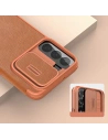 Kup Etui Nillkin Qin Leather Pro Samsung Galaxy S22 hnědá - NLK523 - {ean13} - Sklep Home Screen