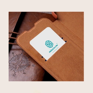 Kup Etui Nillkin Qin Leather Pro Samsung Galaxy S22 maroniu - NLK523 - {ean13} - Sklep Home Screen
