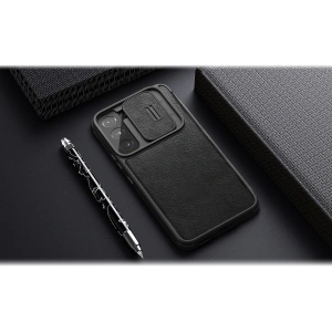 Kup Etui Nillkin Qin Leather Pro Samsung Galaxy S22 maroniu - NLK523 - {ean13} - Sklep Home Screen