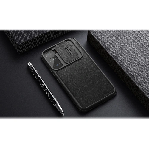 Kup Etui Nillkin Qin Leather Pro Samsung Galaxy S22 hnědá - NLK523 - {ean13} - Sklep Home Screen