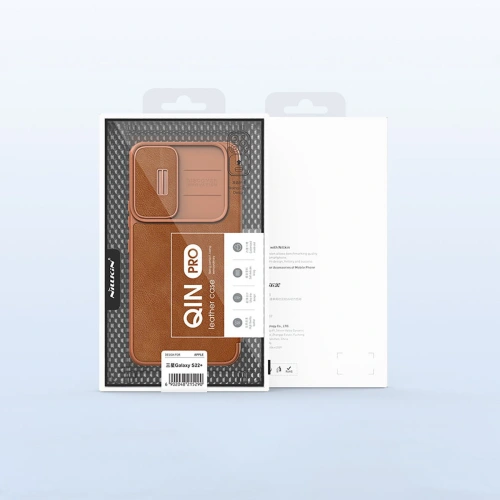 Buy Nillkin Qin Leather Pro Samsung Galaxy S22+ Plus black - NLK524 - {ean13} - Home Screen Store Europe