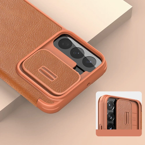 Kup Case Nillkin Qin Leder Pro Samsung Galaxy S22+ Plus schwarz - NLK524 - {ean13} - Sklep Home Screen