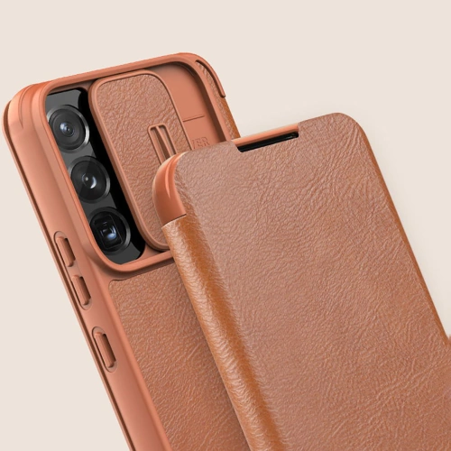Buy Nillkin Qin Leather Pro Samsung Galaxy S22+ Plus black - NLK524 - {ean13} - Home Screen Store Europe