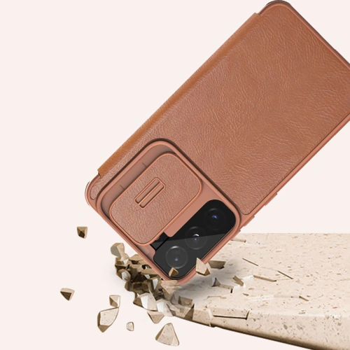Buy Nillkin Qin Leather Pro Samsung Galaxy S22+ Plus black - NLK524 - {ean13} - Home Screen Store Europe