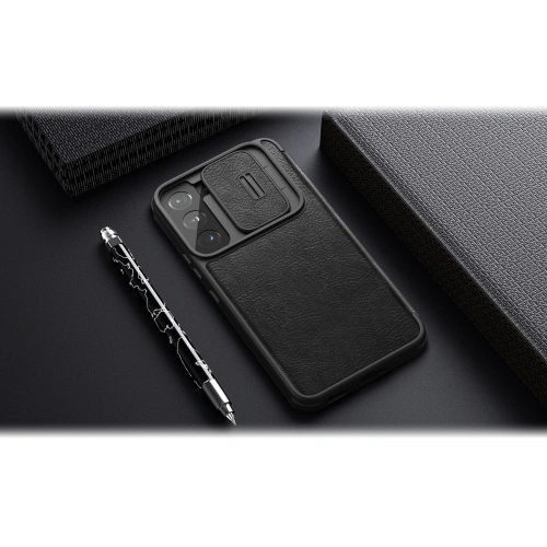 Buy Nillkin Qin Leather Pro Samsung Galaxy S22+ Plus black - NLK524 - {ean13} - Home Screen Store Europe