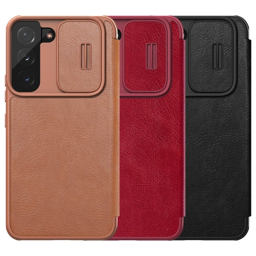 Buy Nillkin Qin Leather Pro Samsung Galaxy S22+ Plus black - NLK524 - {ean13} - Home Screen Store Europe