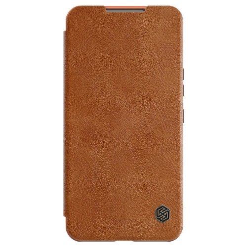 Kup Etui Nillkin Qin Leather Pro Samsung Galaxy S22+ Plus brązowy - NLK525 - {ean13} - Sklep Home Screen