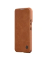 Kup Etui Nillkin Qin Leather Pro Samsung Galaxy S22+ Plus brązowy - NLK525 - {ean13} - Sklep Home Screen