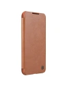 Kup Etui Nillkin Qin Leather Pro Samsung Galaxy S22+ Plus maro - NLK525 - {ean13} - Sklep Home Screen