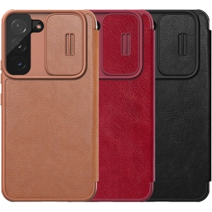 Nillkin Qin Leather Pro Samsung Galaxy S22+ Plus brown
