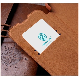 Kup Case Nillkin Qin Leather Pro Samsung Galaxy S22 Ultra schwarz - NLK526 - {ean13} - Sklep Home Screen