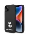 Etui Karl Lagerfeld KLHCP14MSLCTBK Apple iPhone 14 Plus / 15 Plus hardcase negru/black Silicon Choupette Body