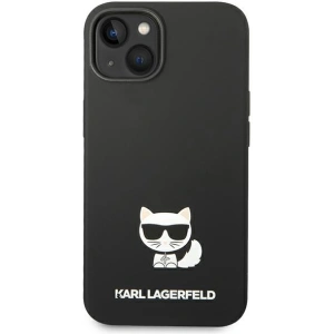 Etui Karl Lagerfeld KLHCP14MSLCTBK Apple iPhone 14 Plus / 15 Plus hardcase czarny/black Silicone Choupette Body