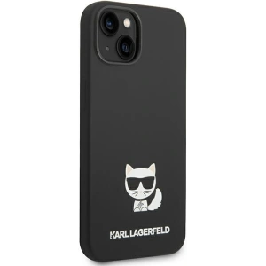 Etui Karl Lagerfeld KLHCP14MSLCTBK Apple iPhone 14 Plus / 15 Plus hardcase czarny/black Silicone Choupette Body