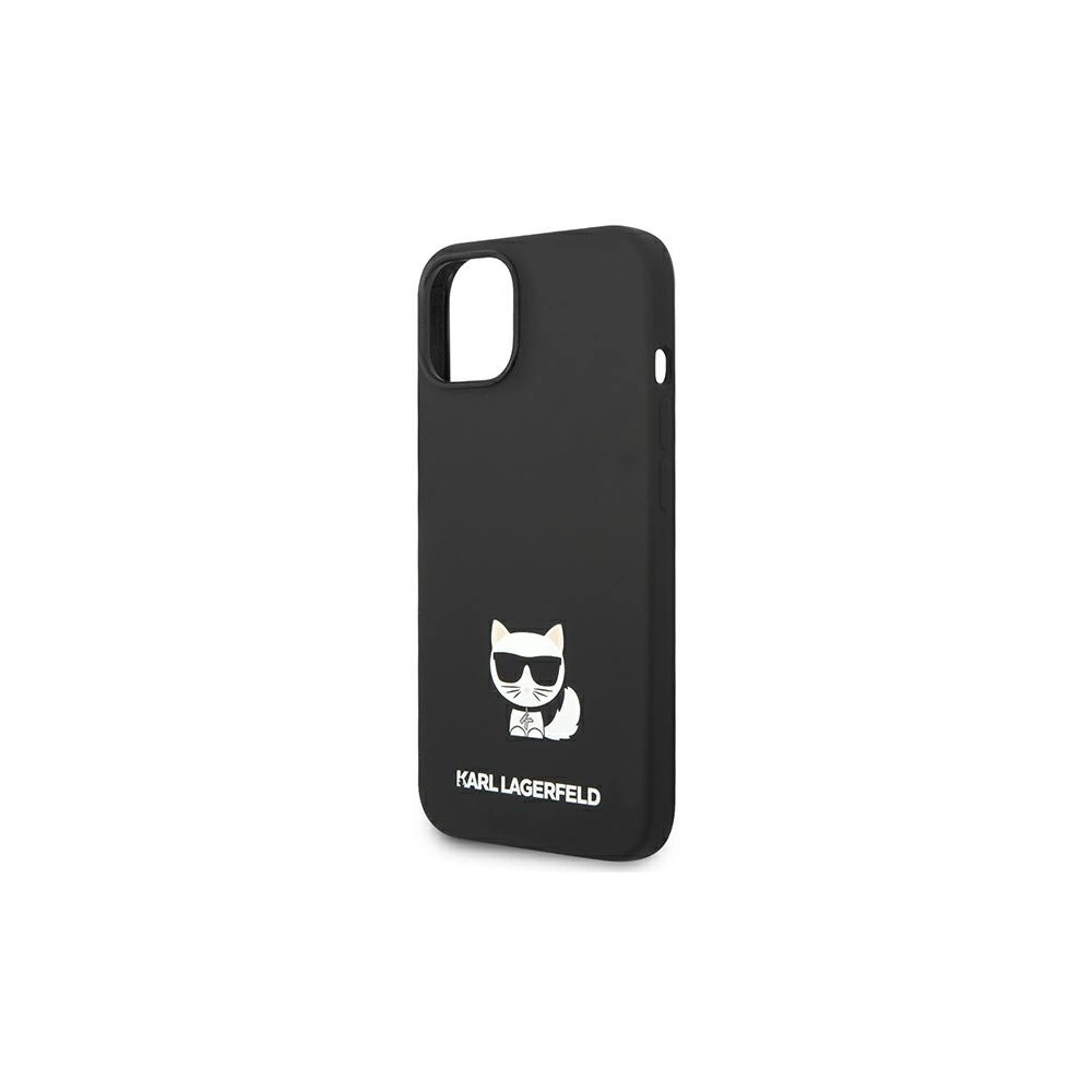 Etui Karl Lagerfeld KLHCP14MSLCTBK Apple iPhone 14 Plus / 15 Plus hardcase czarny/black Silicone Choupette Body