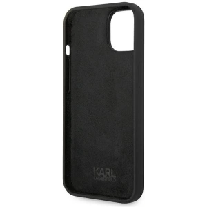 Etui Karl Lagerfeld KLHCP14MSLCTBK Apple iPhone 14 Plus / 15 Plus hardcase czarny/black Silicone Choupette Body