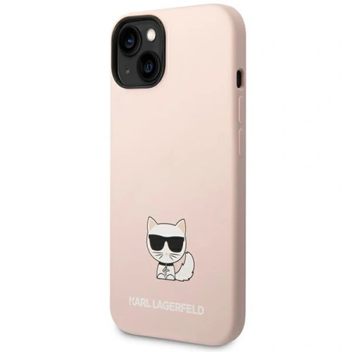 Buy Karl Lagerfeld KLHCP14MSLCTPI Apple iPhone 14 Plus / 15 Plus hardcase jasnolight pink Silicone Choupette Body - KLD1134 - {ean13} - Home Screen Store Europe