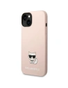 Buy Karl Lagerfeld KLHCP14MSLCTPI Apple iPhone 14 Plus / 15 Plus hardcase jasnolight pink Silicone Choupette Body - KLD1134 - {ean13} - Home Screen Store Europe
