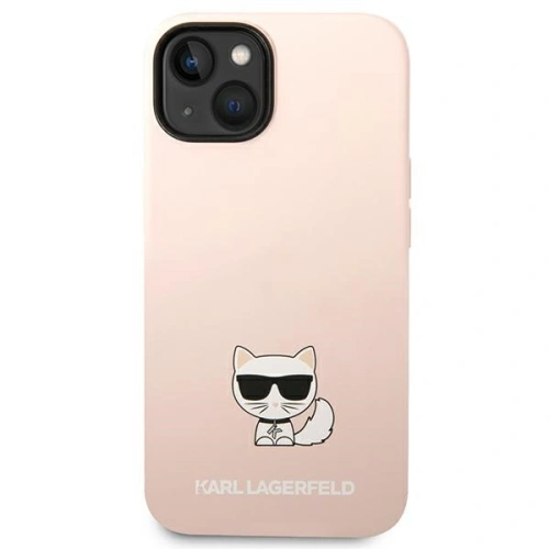 Kup Etui Karl Lagerfeld KLHCP14MSLCTPI Apple iPhone 14 Plus / 15 Plus hardcase jasnorůžový/light pink Silicone Choupette Body - KLD1134 - {ean13} - Sklep Home Screen