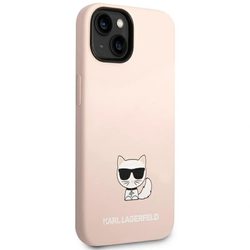 Buy Karl Lagerfeld KLHCP14MSLCTPI Apple iPhone 14 Plus / 15 Plus hardcase jasnolight pink Silicone Choupette Body - KLD1134 - {ean13} - Home Screen Store Europe