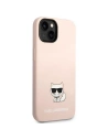 Buy Karl Lagerfeld KLHCP14MSLCTPI Apple iPhone 14 Plus / 15 Plus hardcase jasnolight pink Silicone Choupette Body - KLD1134 - {ean13} - Home Screen Store Europe