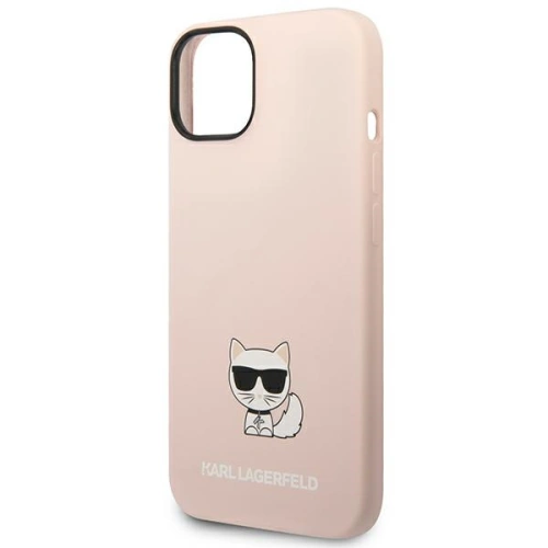 Buy Karl Lagerfeld KLHCP14MSLCTPI Apple iPhone 14 Plus / 15 Plus hardcase jasnolight pink Silicone Choupette Body - KLD1134 - {ean13} - Home Screen Store Europe
