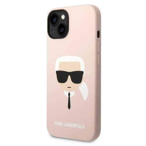 Kup Etui Karl Lagerfeld KLHCP14MSLKHLP Apple iPhone 14 Plus / 15 Plus hardcase roz/pink Silicon Karl`s Head - KLD1135 - {ean13} - Sklep Home Screen