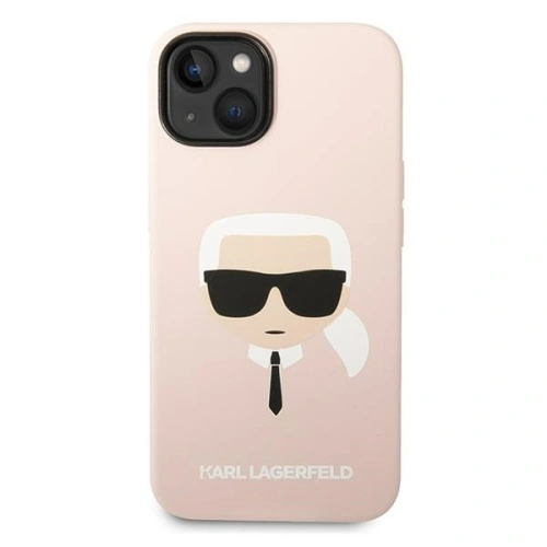 Kup Etui Karl Lagerfeld KLHCP14MSLKHLP Apple iPhone 14 Plus / 15 Plus hardcase roz/pink Silicon Karl`s Head - KLD1135 - {ean13} - Sklep Home Screen