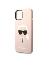 Kup Etui Karl Lagerfeld KLHCP14MSLKHLP Apple iPhone 14 Plus / 15 Plus hardcase roz/pink Silicon Karl`s Head - KLD1135 - {ean13} - Sklep Home Screen
