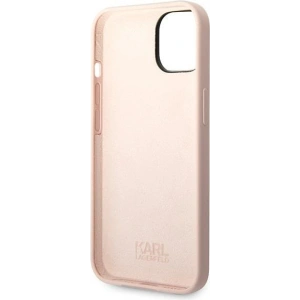 Etui Karl Lagerfeld KLHCP14MSLKHLP Apple iPhone 14 Plus / 15 Plus hardcase różowy/pink Silicone Karl`s Head