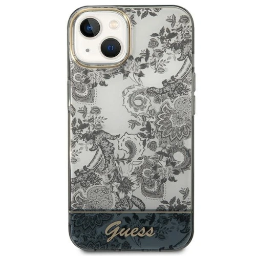Kup Etui Guess GUHCP14SHGPLHG Apple iPhone 14 šedý/grey hardcase Porcelain Collection - GUE2120 - {ean13} - Sklep Home Screen