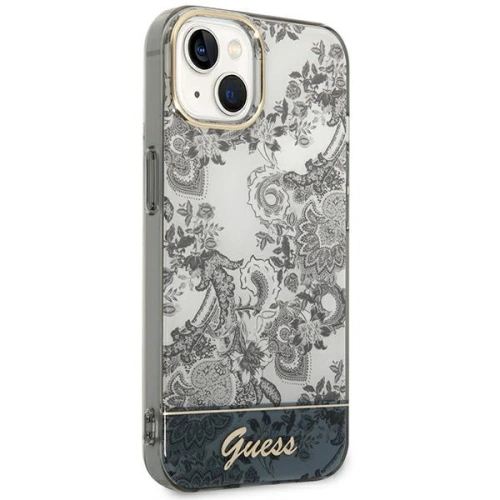 Buy Guess GUHCP14SHGPLHG Apple iPhone 14 grey hardcase Porcelain Collection - GUE2120 - {ean13} - Home Screen Store Europe
