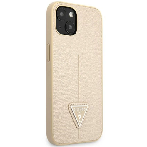 Kup Etui Guess GUHCP14SPSATLE Apple iPhone 14 béžový/beige hardcase SaffianoTriangle Logo - GUE2123 - {ean13} - Sklep Home Screen