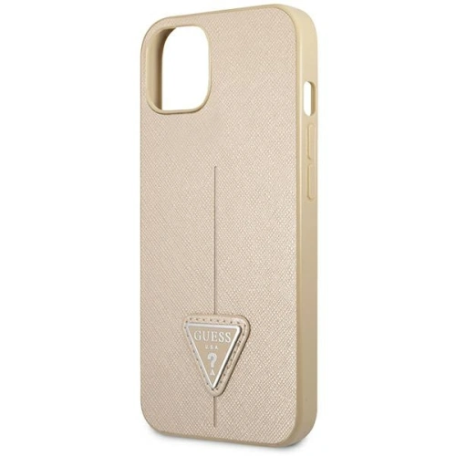 Kup Etui Guess GUHCP14SPSATLE Apple iPhone 14 béžový/beige hardcase SaffianoTriangle Logo - GUE2123 - {ean13} - Sklep Home Screen