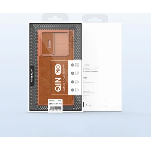 Kup Etui Nillkin Qin Leather Pro Samsung Galaxy S22 Ultra maro - NLK527 - {ean13} - Sklep Home Screen