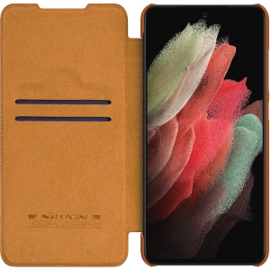 Kup Case Nillkin Qin Leather Pro Samsung Galaxy S22 Ultra braun - NLK527 - {ean13} - Sklep Home Screen