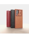 Kup Etui Nillkin Qin Leather Pro Samsung Galaxy S22 Ultra brązowy - NLK527 - {ean13} - Sklep Home Screen
