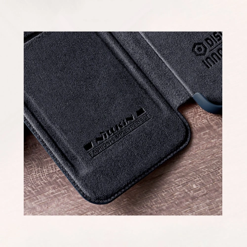 Kup Etui Nillkin Qin Leather Pro Samsung Galaxy S22 Ultra brązowy - NLK527 - {ean13} - Sklep Home Screen