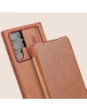 Kup Etui Nillkin Qin Leather Pro Samsung Galaxy S22 Ultra brązowy - NLK527 - {ean13} - Sklep Home Screen