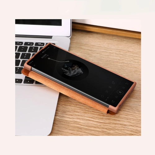 Kup Etui Nillkin Qin Leather Pro Samsung Galaxy S22 Ultra brązowy - NLK527 - {ean13} - Sklep Home Screen