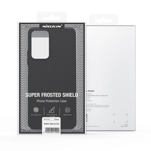 Buy Nillkin Super Frosted Shield Pro Xiaomi Redmi Note 11 Pro/Plus black - NLK528 - {ean13} - Home Screen Store Europe