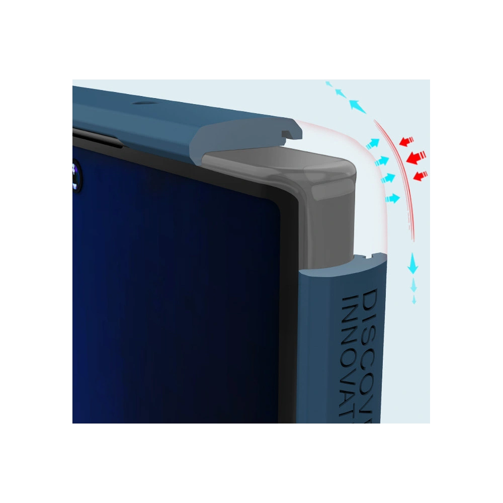 Etui Nillkin Super Frosted Shield Pro Samsung Galaxy S22 Ultra niebieski