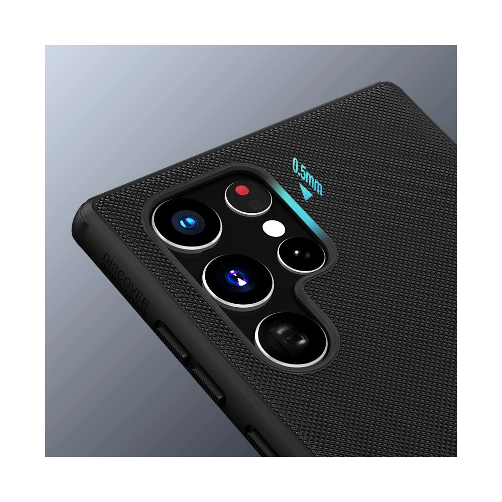 Etui Nillkin Super Frosted Shield Pro Samsung Galaxy S22 Ultra niebieski